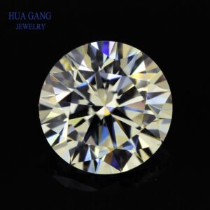 Round Brilliant Cut 0.3ct IJ Color Loose Moissanite Beads 4mm VVS1 Excellent Cut Grade Test Positive Lab Diamond Gemstones