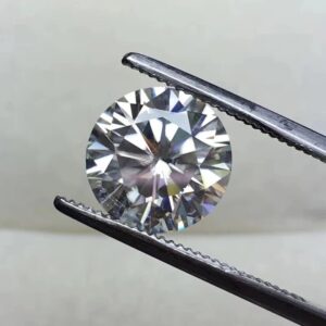 8mm IJ color 2ct carat Moissanite Round Brilliant Cut Loose stone Excellent loose stone lab diamond ring material