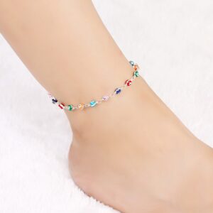 New Fashion 925 Sterling Silver Anklets For Women Bohemian Summer Beach Chain Bracelet Foot Jewelry CB178