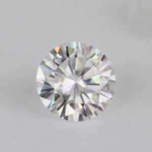 Test Positive Including Certificate 2 ct IJ Color 8 mm Round Brilliant 3Ex Cut VVS Shape Lab Grown Loose Real Moissanite Diamond