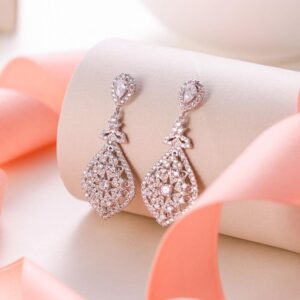 Tuliper серебро 925 Silver Wedding Earrings 2020 Bridal Women Iced Out серьги Femme kolczyki Party Jewelry 귀걸이 Kpop Fashion