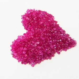 OneRain Loose Gemstone 1 PCS High Quality 1.75 MM Round Natural Ruby Stones DIY Decoration Jewelry Accessories Gifts Wholesale