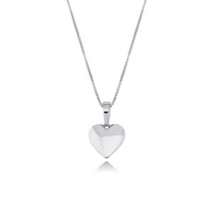 TOPGRILLZ 925 Sterling Silver Pendant Iced Cubic Zirconia Heart Pendant Hip Hop Fashion Jewelry For Women