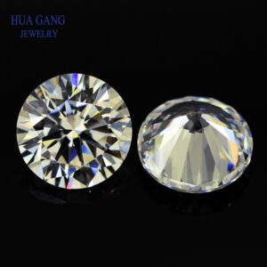 Round Brilliant Cut 0.3ct IJ Color Loose Moissanite Beads 4mm VVS1 Excellent Cut Grade Test Positive Lab Diamond Gemstones