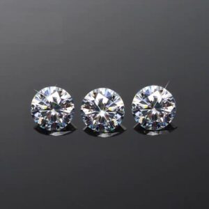 Loose Moissanite 1CT 6.5MM D Color VVS Excellent Round Cut Lab Diamond Test Passed With Certificate For Jewelry Making Wholesale